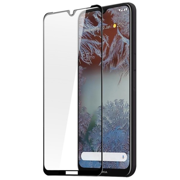 „Dux Ducis“ Tempered Glass pilnai dengiantis apsauginis ekrano stiklas 2.5D - juodas (Nokia 6.3 / G10 / G20)