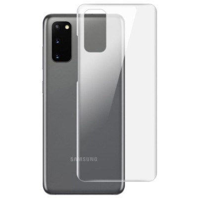 Samsung Galaxy S20 (G980) apsauginė skaidri (pilnai dengianti) ekrano ir nugarėlės plėvelė | Priedai.lt