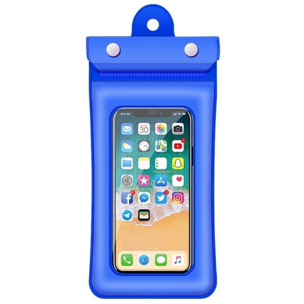 „Essager“ ūdensizturīgs dzidrs maciņš - zils (XL+)