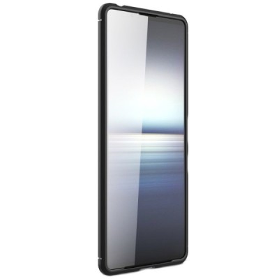 Sony Xperia 1 III „Carbon“ cieta silikona (TPU) melns vāciņš | Vacins.lv