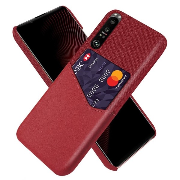 „KSQ“ Shell ādas apvalks - sarkans (Xperia 1 III)