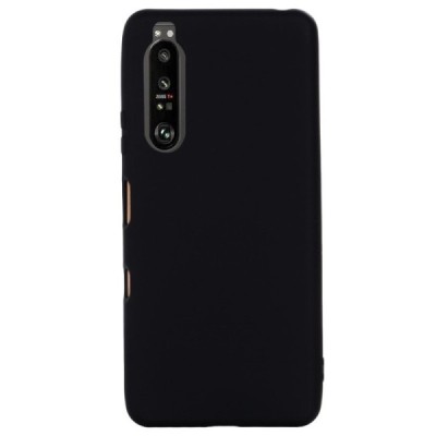 Sony Xperia 1 III Shell cieta silikona (TPU) melns apvalks | vacins.lv