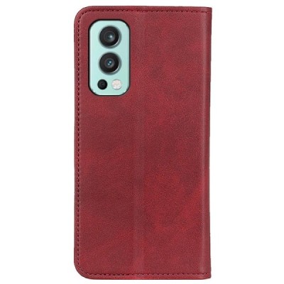 OnePlus Nord 2 „Split“ sērijas sarkans atvērams maciņš, maks | Vacins.lv