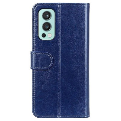 OnePlus Nord 2 atvēramais ādas zils maciņš, grāmata (maks) | Vacins.lv