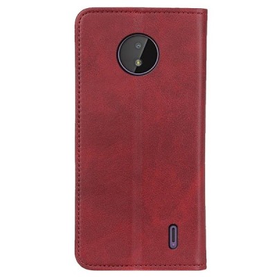 Nokia C10, C20 „Split“ sērijas sarkans atvērams maciņš, maks | Vacins.lv