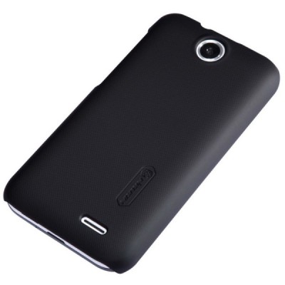 Nillkin Frosted Shield HTC Desire 310 plastikinis juodas dėklas - nugarėlė su ekrano plėvele / Priedai.lt