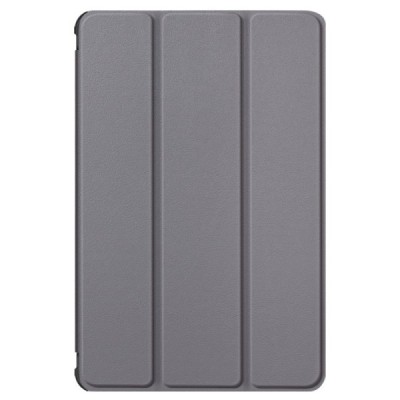 Samsung Galaxy Tab S7 FE 12.4", S7+ 12.4" (T976) atverčiamas pilkas odinis dėklas - knygutė (sulankstomas) | Priedai.lt