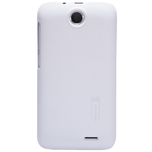 „Nillkin“ Frosted Shield dėklas - baltas + apsauginė ekrano plėvelė (Desire 310)