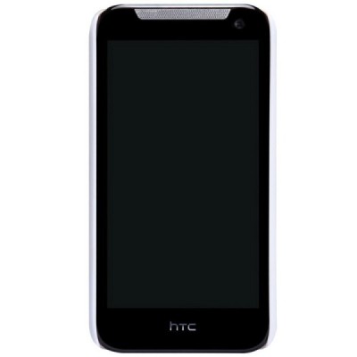 Nillkin Frosted Shield HTC Desire 310 plastikinis baltas dėklas - nugarėlė su ekrano plėvele / Priedai.lt