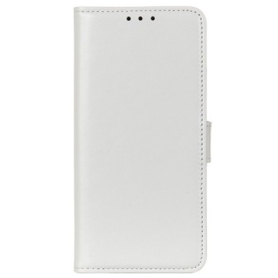 Xiaomi Poco M3 Pro (Redmi Note 10 5G) atvēramais ādas balts maciņš, grāmata (maks) | Vacins.lv