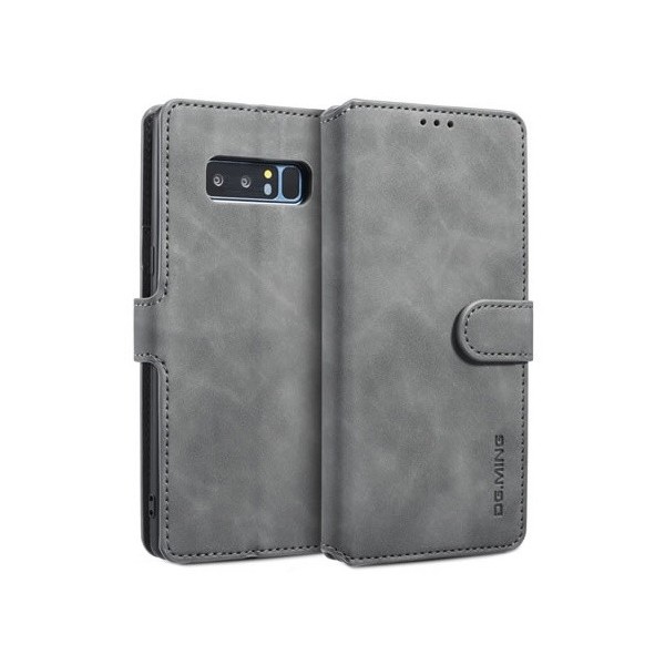 „Retro“ atverčiamas dėklas - pilkas (Galaxy Note 8)