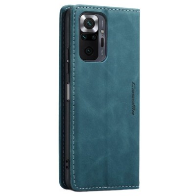 Xiaomi Redmi Note 10 Pro CaseMe Retro solīds atvēramais ādas zaļš maciņš - maks | Vacins.lv