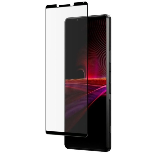 „Mocolo“ Tempered Glass pilnai dengiantis apsauginis ekrano stiklas 0.2 mm - juodas (Xperia 1 III)