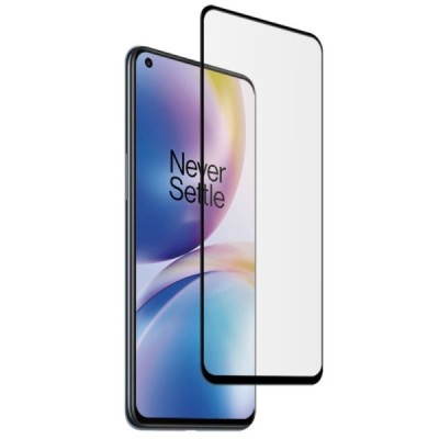 OnePlus Nord 2 „Mocolo“ 9H Tempered Glass sustiprintos apsaugos juodas pilnai dengiantis apsauginis ekrano stiklas 0,26 mm | Pri