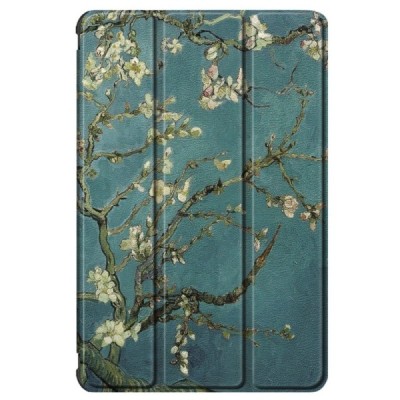 Samsung Galaxy Tab S7 FE 12.4", S7+ 12.4" (T976) atverčiamas spalvotas „Sakura“ odinis dėklas - knygutė | Priedai.lt