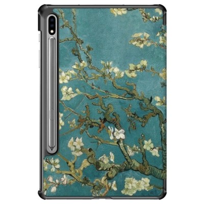 Samsung Galaxy Tab S7 FE 12.4", S7+ 12.4" (T976) „Sakura“ atvēramais krāsains maciņš | Vacins.lv