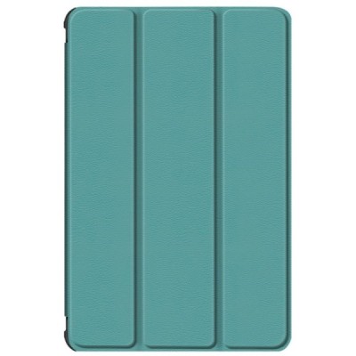 Samsung Galaxy Tab S7 FE 12.4", S7+ 12.4" (T976) atverčiamas žalias odinis dėklas - knygutė (sulankstomas) | Priedai.lt