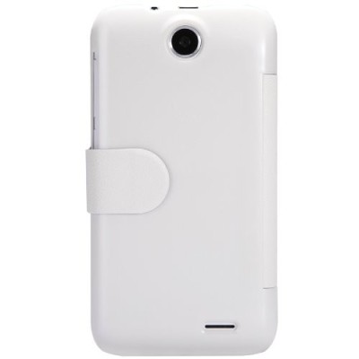 HTC Desire 310 „Nillkin“ Fresh atvēramais balts futrālis / Vacins.lv