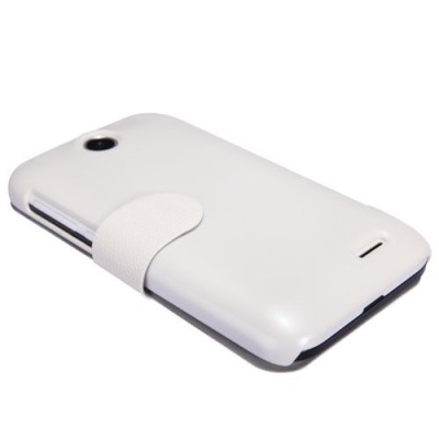 HTC Desire 310 „Nillkin“ Fresh atvēramais balts futrālis / Vacins.lv