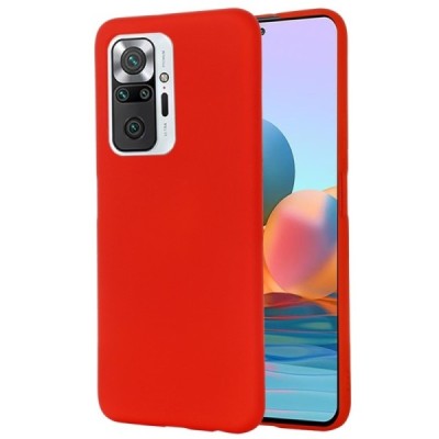 Xiaomi Redmi Note 10 Pro Shell kieto silikono TPU raudonas dėklas - nugarėlė | Priedai.lt