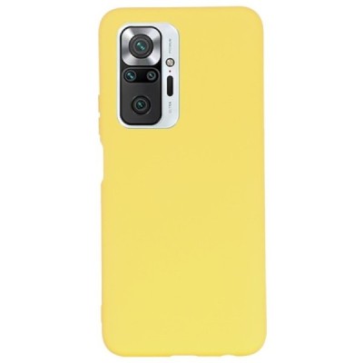 Xiaomi Redmi Note 10 Pro Shell cieta silikona (TPU) dzeltens apvalks | vacins.lv