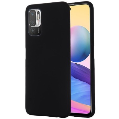 Xiaomi Poco M3 Pro (Redmi Note 10 5G) Shell cieta silikona (TPU) melns apvalks | vacins.lv