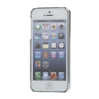 Veidrodinis sidabrinis Apple iPhone SE (5, 5s) dėklas (dėkliukas) / Priedai.lt