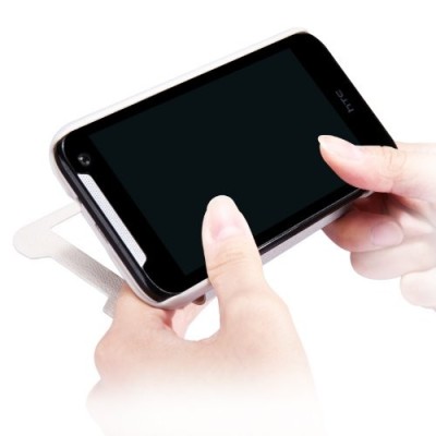 HTC Desire 310 „Nillkin“ Fresh atvēramais balts futrālis / Vacins.lv