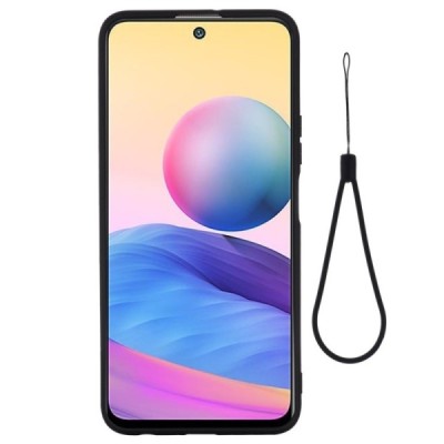 Xiaomi Poco M3 Pro (Redmi Note 10 5G) Shell cieta silikona (TPU) melns apvalks | vacins.lv