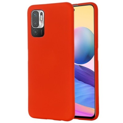 Xiaomi Poco M3 Pro (Redmi Note 10 5G) Shell cieta silikona (TPU) sarkans apvalks | vacins.lv