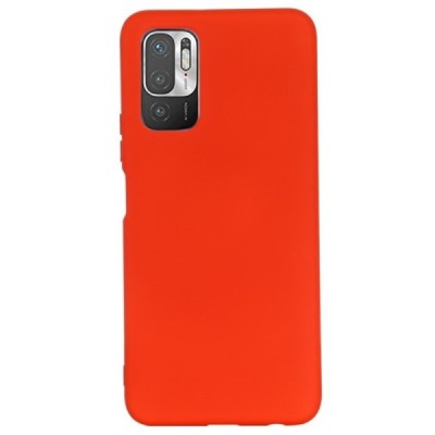 Xiaomi Poco M3 Pro (Redmi Note 10 5G) Shell cieta silikona (TPU) sarkans apvalks | vacins.lv