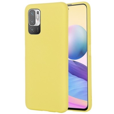 Xiaomi Poco M3 Pro (Redmi Note 10 5G) Shell cieta silikona (TPU) dzeltens apvalks | vacins.lv