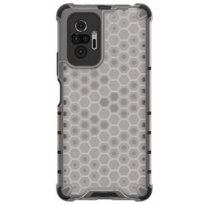 Honeycomb sustiprintos apsaugos Xiaomi Redmi Note 10 Pro skaidrus kieto silikono (TPU) ir plastiko dėklas | Priedai.lt
