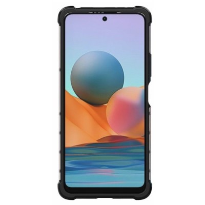 Honeycomb sustiprintos apsaugos Xiaomi Redmi Note 10 Pro skaidrus kieto silikono (TPU) ir plastiko dėklas | Priedai.lt
