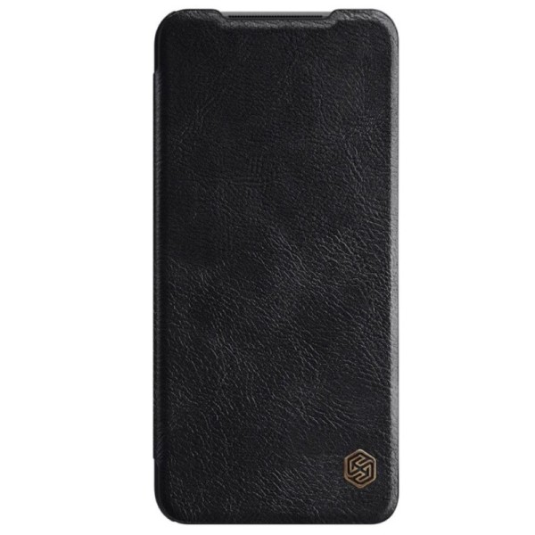 „Nillkin“ Qin atvēramais maciņš - melns (Redmi Note 10S / Note 10 4G / Poco M5s)