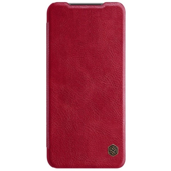 „Nillkin“ Qin atvēramais maciņš - sarkans (Redmi Note 10S / Note 10 4G / Poco M5s)