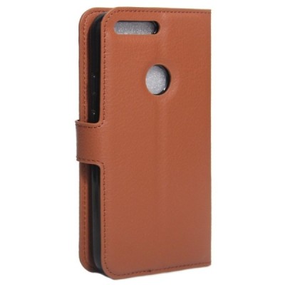 Google Pixel atvēramais ādas brūns Litchi maciņš (maks) | Vacins.lv