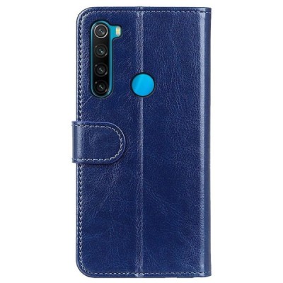 Xiaomi Redmi Note 8 2021 atvēramais ādas zils maciņš, grāmata (maks) | Vacins.lv