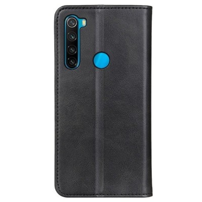 Xiaomi Redmi Note 8 2021 „Split“ sērijas melns atvērams maciņš, maks | Vacins.lv