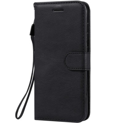 Nokia 4.2 (2019) atvēramais ādas melns maciņš (maks) | Vacins.lv