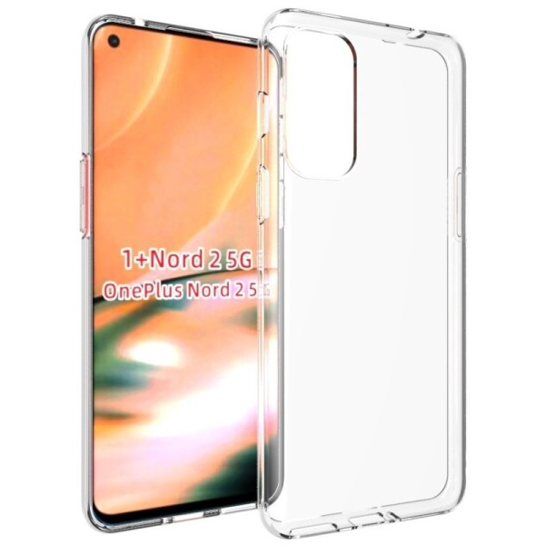 Cieta silikona (TPU) apvalks - dzidrs (OnePlus Nord 2)