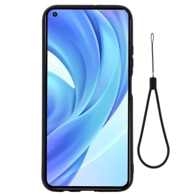 Xiaomi Mi 11 Lite Shell cieta silikona (TPU) melns apvalks | vacins.lv