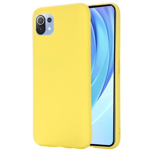 „Shell“ cieta silikona (TPU) apvalks - dzeltens (Mi 11 Lite / Mi 11 Lite NE)