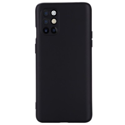 OnePlus 8T Shell cieta silikona (TPU) melns apvalks | vacins.lv