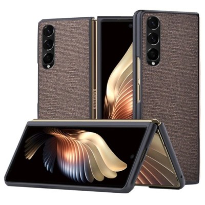 Samsung Galaxy Z Fold3 5G (F926B) „Bi-Color“ Splicing brūns apvalks | Vacins.lv