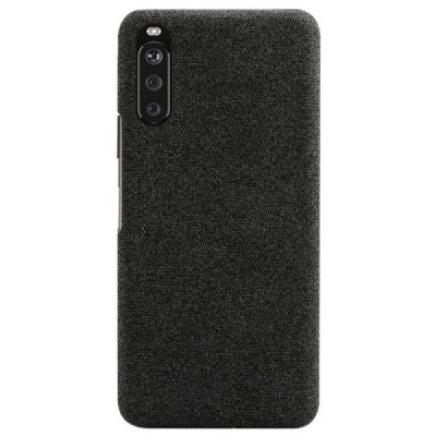 Sony Xperia 10 III „Bi-Color“ Splicing melns ādas apvalks | Vacins.lv