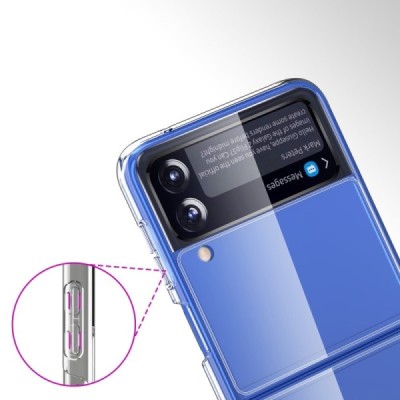 Samsung Galaxy Z Flip3 (F711) plastikinis skaidrus (permatomas) dėklas - nugarėlė | Priedai.lt