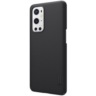Nillkin Frosted Shield OnePlus 9 Pro melns plastmasas futrālis | Vacins.lv