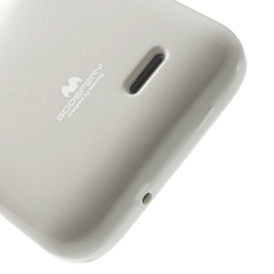 Mercury baltas HTC Desire 310 kieto silikono (TPU) dėklas / Priedai.lt