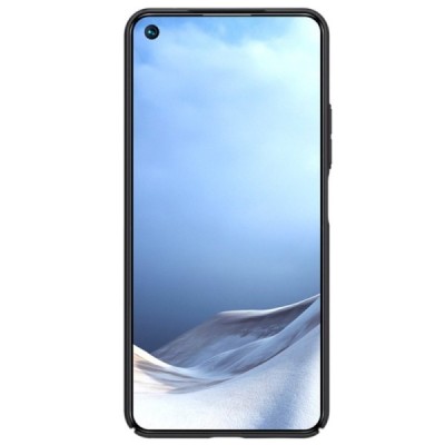 Xiaomi Mi 11 Lite Nillkin Frosted Shield melns plastmasas apvalks | vacins.lv